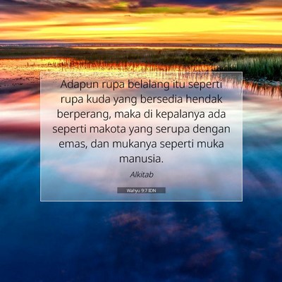Wahyu 9:7 IDN Gambar Ayat Alkitab