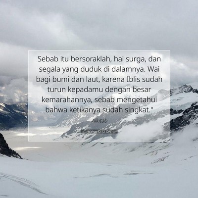 Wahyu 12:12 IDN Gambar Ayat Alkitab