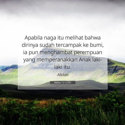 Wahyu 12:13 IDN Gambar Ayat Alkitab