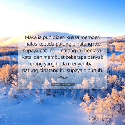 Wahyu 13:15 IDN Gambar Ayat Alkitab