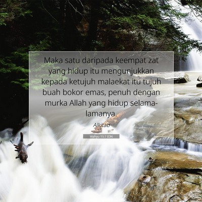 Wahyu 15:7 IDN Gambar Ayat Alkitab