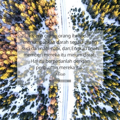 Wahyu 16:6 IDN Gambar Ayat Alkitab