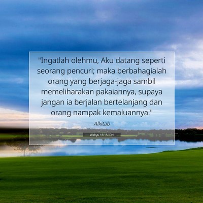Wahyu 16:15 IDN Gambar Ayat Alkitab