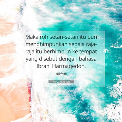 Wahyu 16:16 IDN Gambar Ayat Alkitab