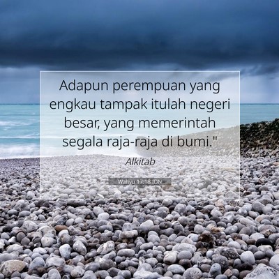 Wahyu 17:18 IDN Gambar Ayat Alkitab