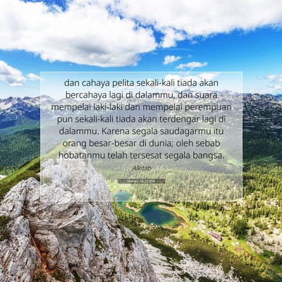 Wahyu 18:23 IDN Gambar Ayat Alkitab