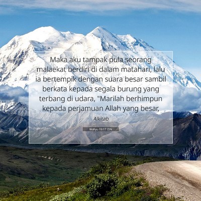 Wahyu 19:17 IDN Gambar Ayat Alkitab