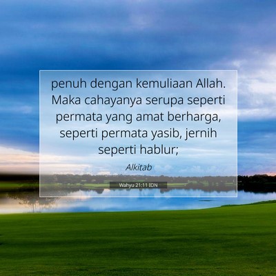 Wahyu 21:11 IDN Gambar Ayat Alkitab